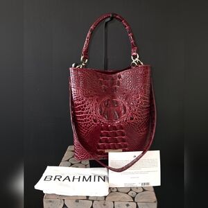 NWT Brahmin Amelia Cranberry Melbourne